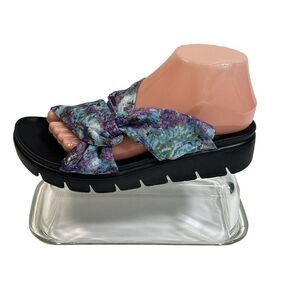 Alegria Sandals Fabric Twist Mylee Itchycoo Adjustable Size 38‎ 8-8.5
